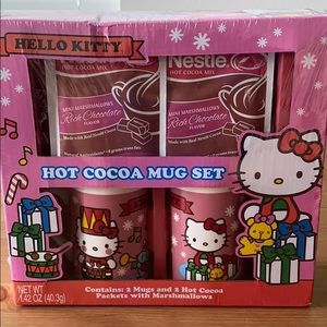 Hello Kitty Hot Cocoa Mug Set